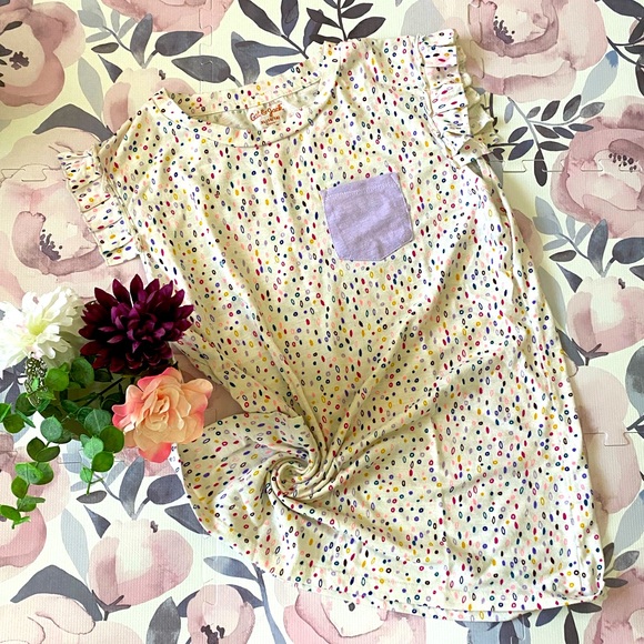 Cat & Jack Other - 🎈2/$13 Girls Cat & Jack blouse dot pattern